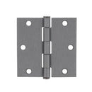 Bisagra de 3.5 "x 3.5" de acabado en cromo satinado para puertas