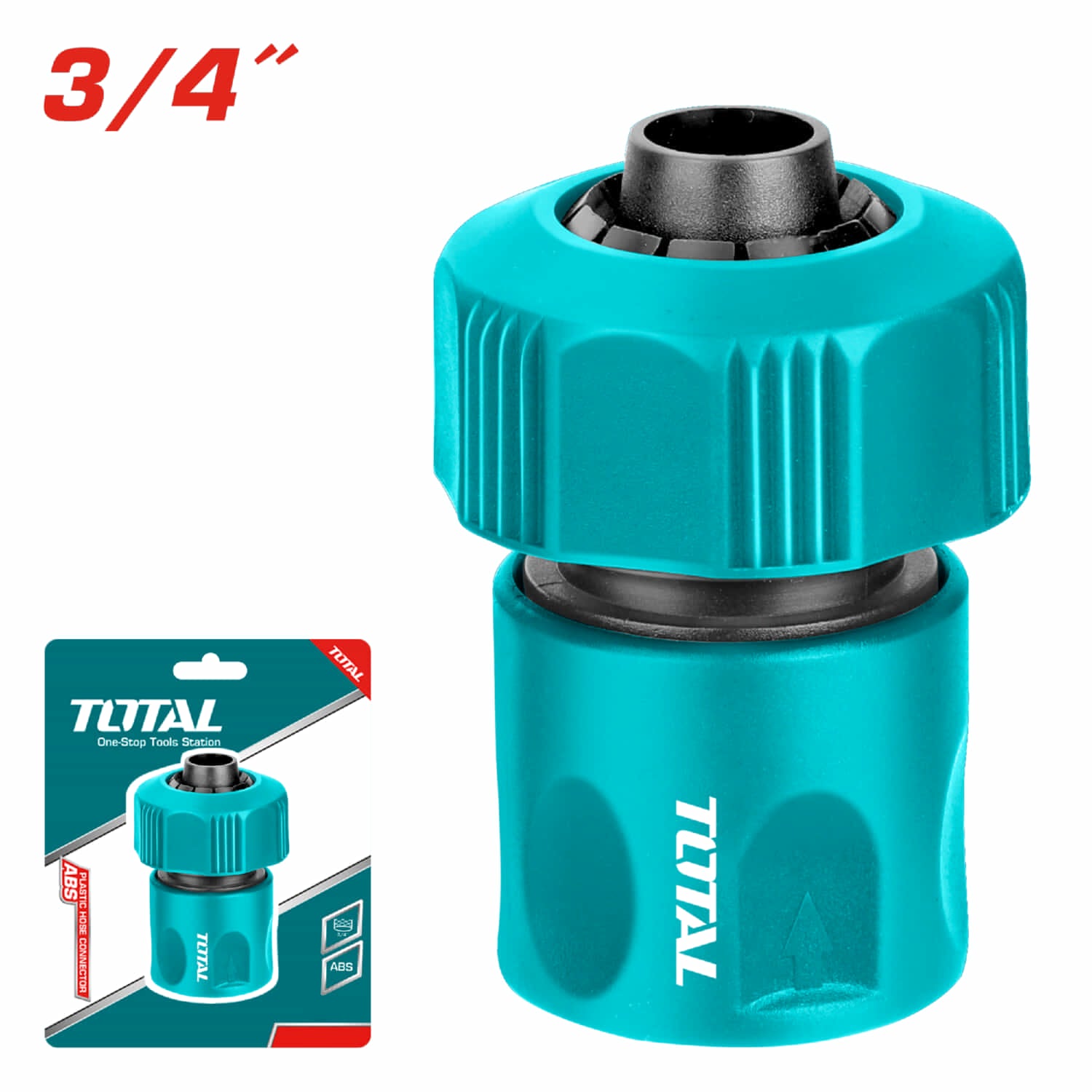 Boquillas Conector rápido para mangueras con adaptador de 3/4”