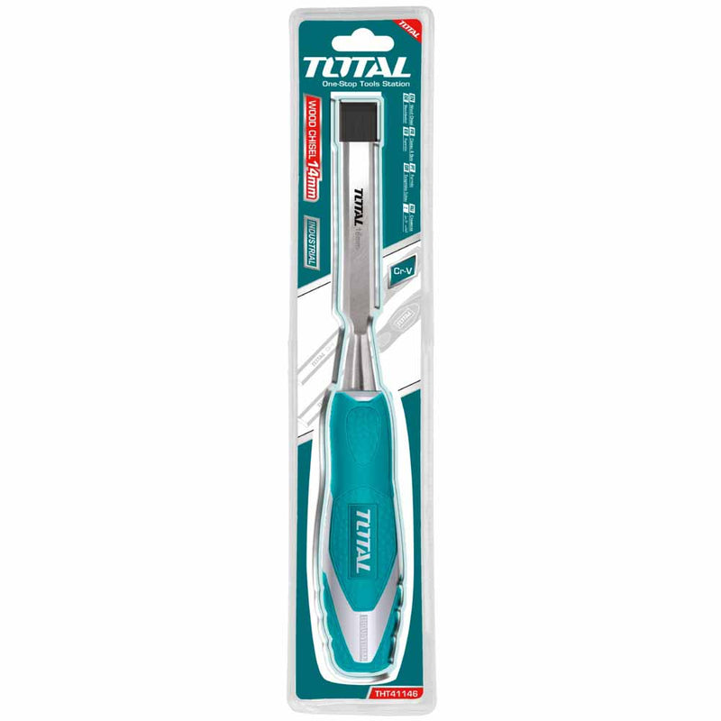 Cincel para Madera Crv. Ancho: 14 mm. Longitud 140 mm.