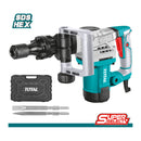 Demoledor SDS HEX 1300W, 110V-120V~60Hz, 0-3800Bpm, 20J (Maletín,cinceles,1 set de escobillas.)