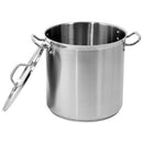 Olla Profunda Con Tapa De Acero Inoxidable (Tamaño: 32 X 32 Cm, Capacidad 25.7 L)