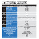 Maquina de soldar Tig AC/DC alta frecuencia 3PHASE 208/480V Heavy duty DIGI-TIG320ACDC