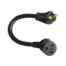 Adaptador electrico hembra NEMA 6-50R  y salida macho NEMA 10-50P 125/ 220V -250 cat 80.