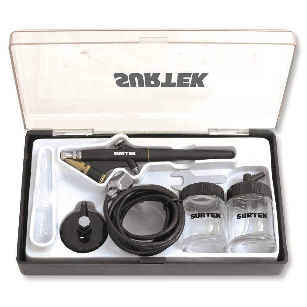 Juego de aerografo por succion de 7 piezas