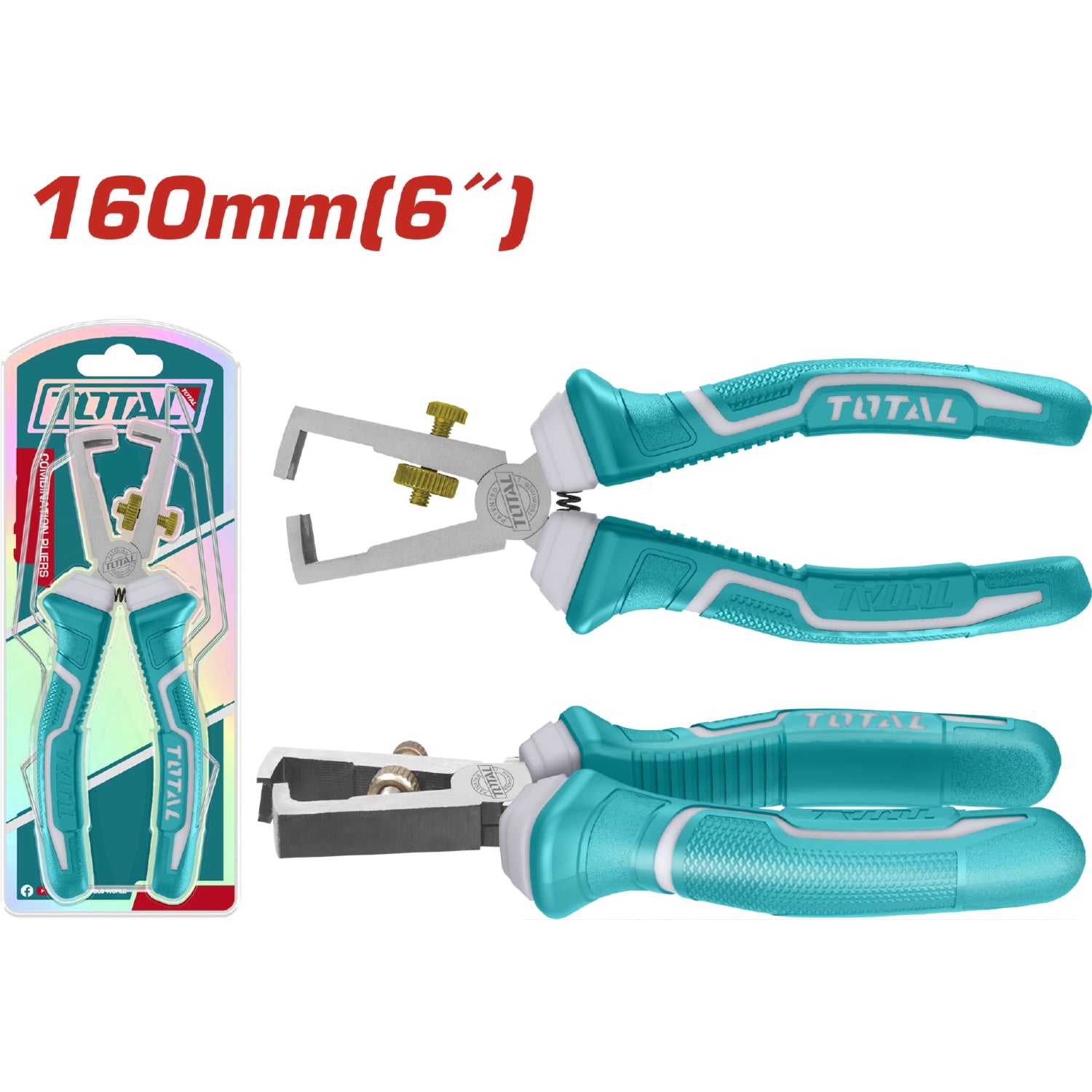 Alicate para cortar Alambre de 6" (160mm). Pulido. Mango ergonomico