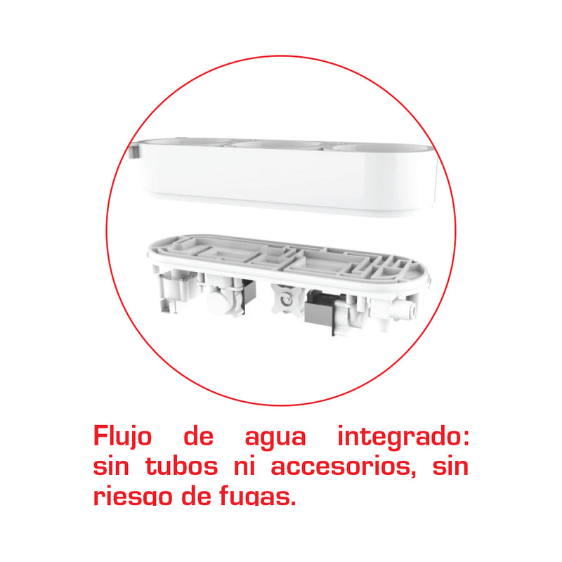 Filtro de agua osmosis inversa 4 etapas SnowPad alto flujo 1.2L/min