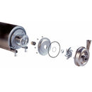 10 Hp. Bomba centrifuga sanitaria  440-480V 60Htz.316L/ FPM / SIC/SIC/FPM. Tipo clamp. 3A.