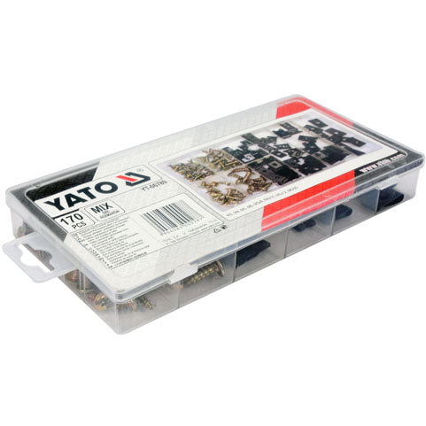 Juego De Tuercas Y Tornillos Para Carrocería Automotriz. Set de 170 piezas.