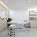 Panel Decorativo Mármol PVC  1.22m x 2.80m x 3mm Cuarzo Blanco (Línea económica) Láminas de PVC para paredes y techo..