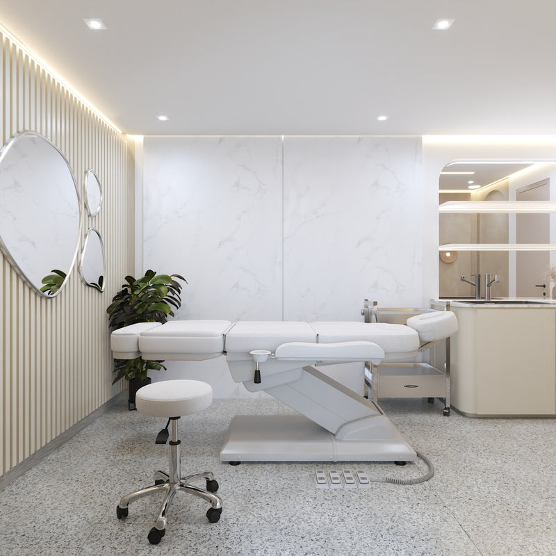 Panel Decorativo Mármol PVC  1.22m x 2.80m x 3mm Cuarzo Blanco (Línea económica) Láminas de PVC para paredes y techo..