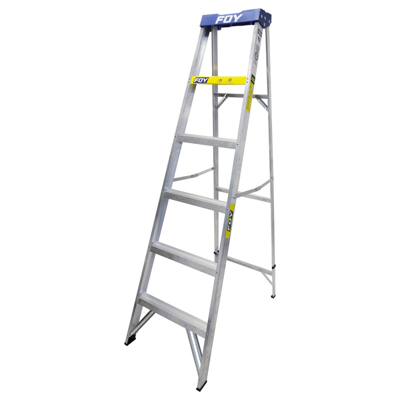 Escalera de aluminio tipo tijera 5 escalones Foy