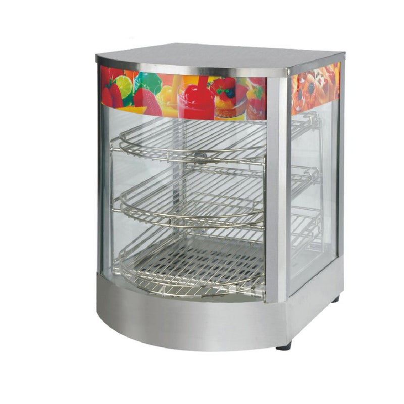 Vitrina caliente 350*420*520 mm 800W. 110V 60htz (1 año)