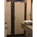 Bisagra derecha para divisiones de baños publico. Acabado Satinado SE VENDE POR UNIDAD (NO EN PARES)