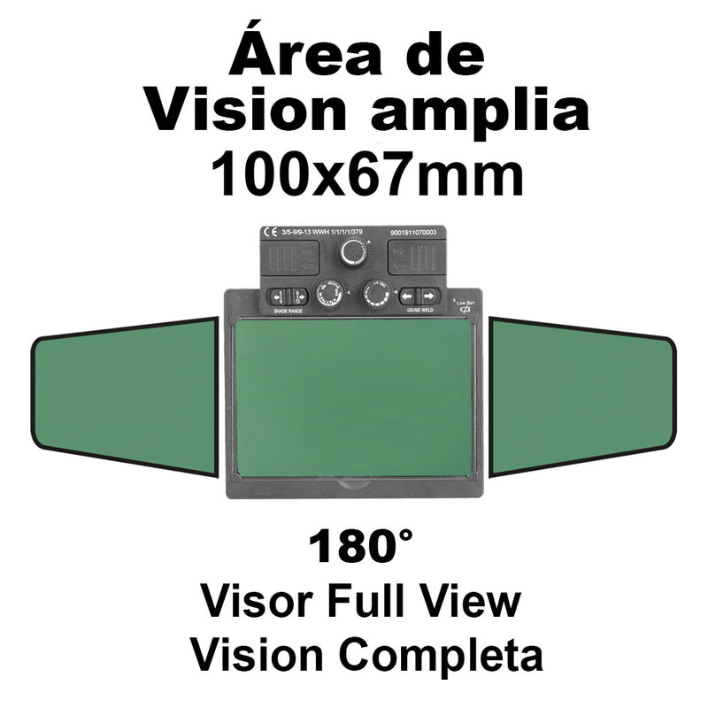 Mascara para soldar electrónica de nilón con área de visión 100×67mm.