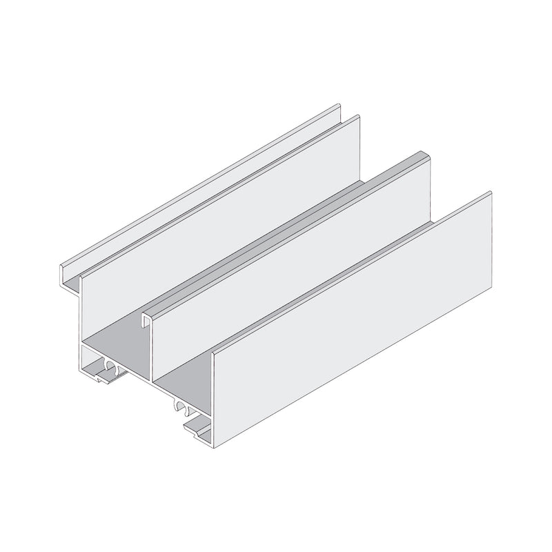 Marco Superior Ventana VC mosquitero. Espesor 1.27 mm Largo 5.85 mts. Acabado Lacado Blanco VC124