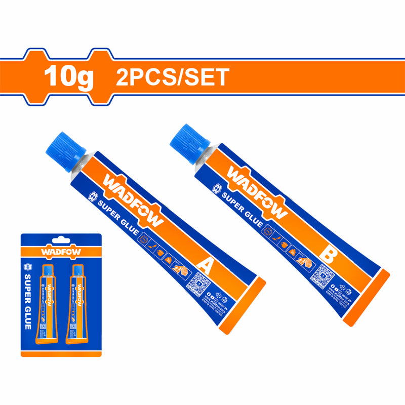 Pegamento epóxico secado rápido 30g. Fácil de usar. Tiempo de espera: 4-6 horas. Set de 2 piezas.