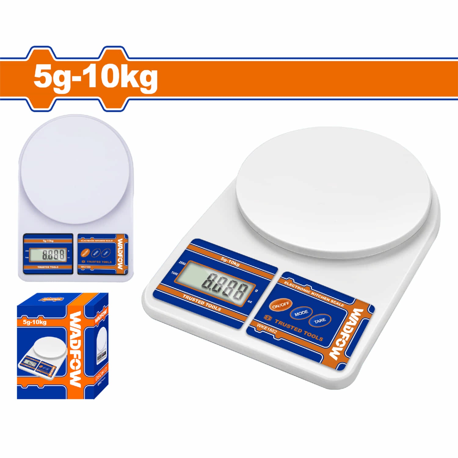 Balanza pesa digital de cocina 5g-10kg. Con apagado automático. Pantalla LCD.