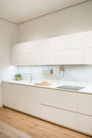 Panel Decorativo Mármol PVC  1.22m x 2.80m x 3mm Cuarzo Blanco (Línea económica) Láminas de PVC para paredes y techo..