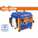 Generador a Gasolina 800W 110-120V. Frec. salida: 60Hz. Veloc. Nominal: 3600 rpm. Motor: 2 tiempos.