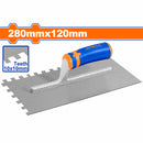 Llana de Yeso con dientes (mango de plástico) 280mmx120mm. Dientes 10x10.