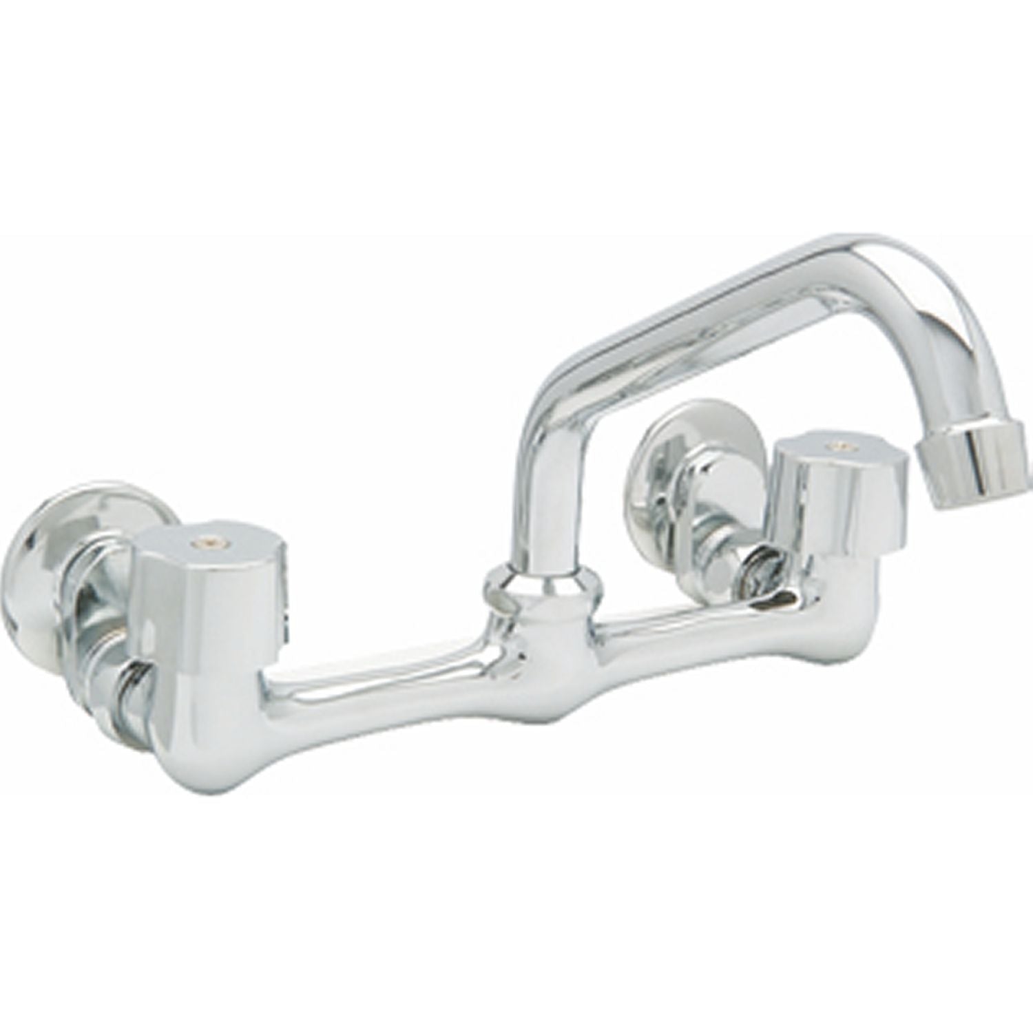 Llave mezcladora de 8" para fregador a pared incluye manerales