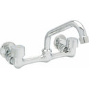 Llave mezcladora de 8" para fregador a pared incluye manerales