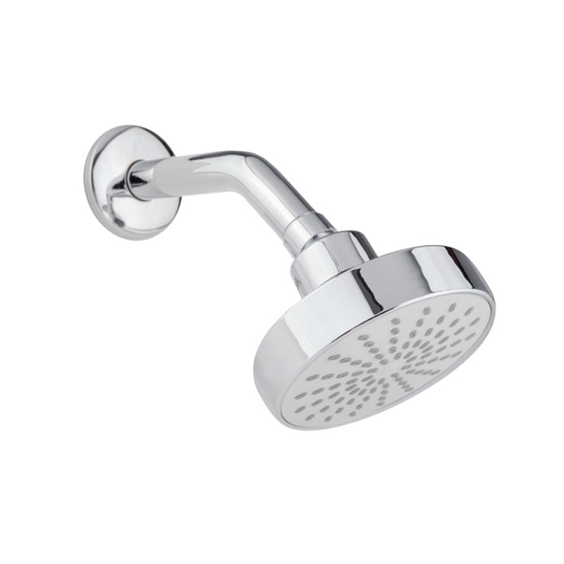 Ducha Regadera de cebolla con brazo y chapetón. Cuerpo en ABS.