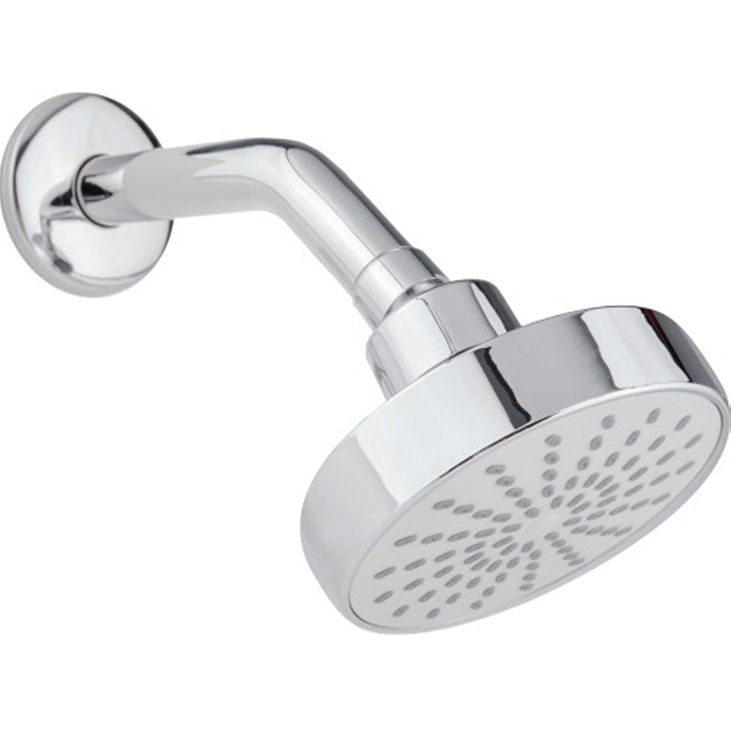 Ducha Regadera de cebolla con brazo y chapetón. Cuerpo en ABS.