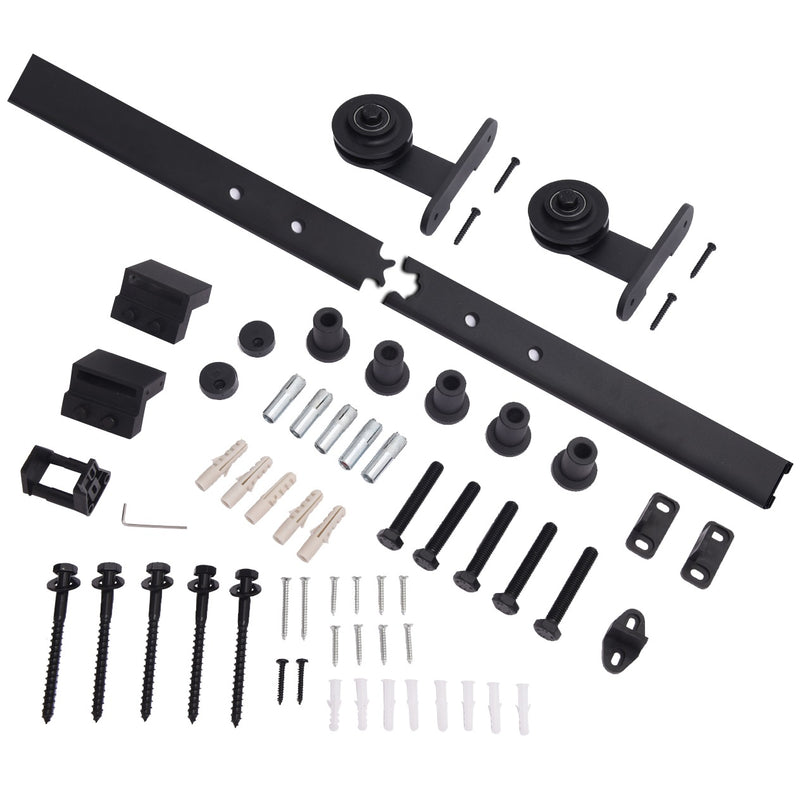 Kit de herrajes para puertas corredizas madera de montaje superior en forma de T  Puertas de granero