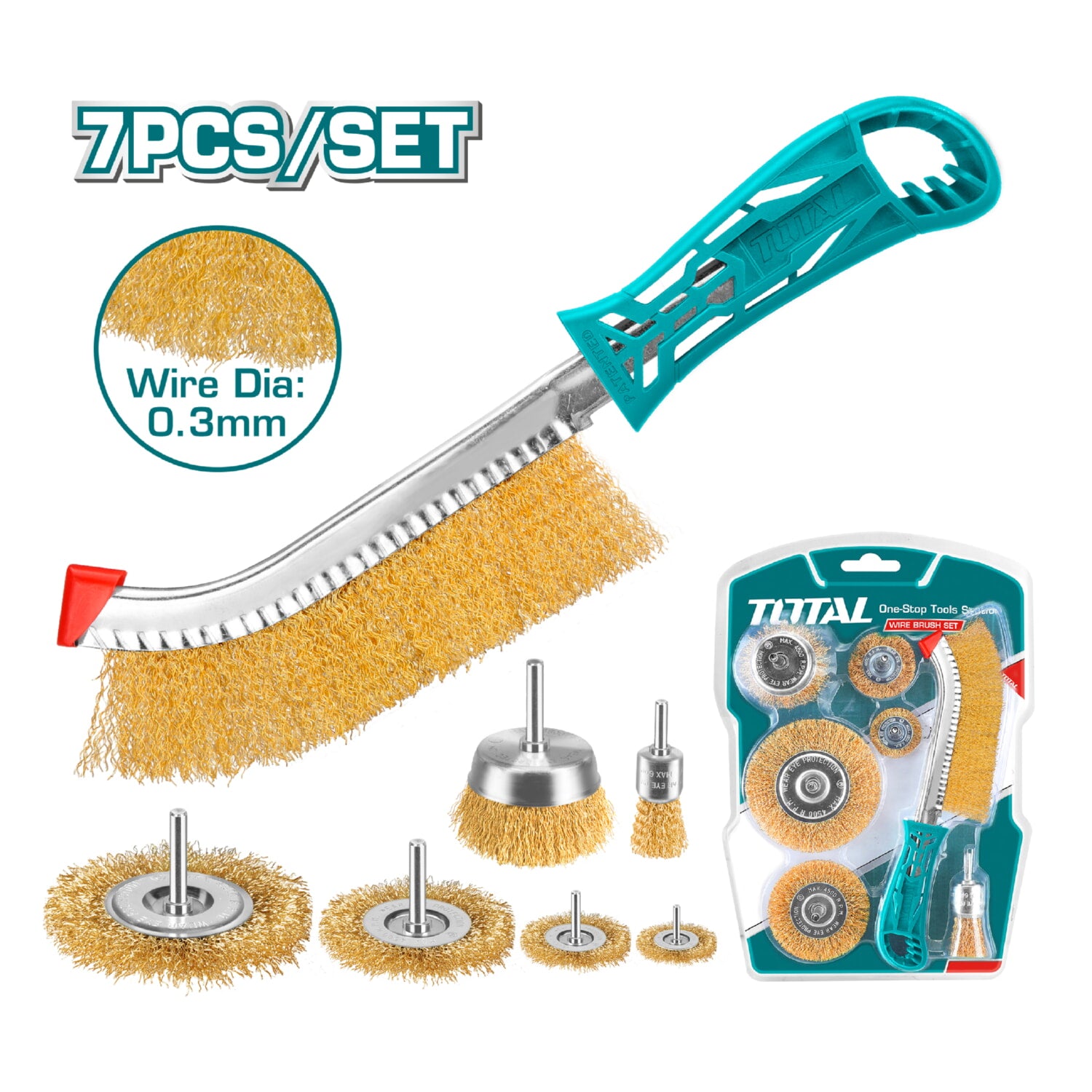 Cepillos de Alambre 7 pcs