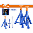 Gato de Soporte 3 Ton. Alt. Min: 286mm. Alt. Max: 401mm. Se Vende en Par. Jack stand