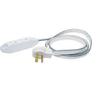 Extension electrica plana aterrada 3m Surtek