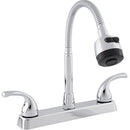 Llave mezcladora ABS ecológica de 8" para fregadores CUELLO MOVIL