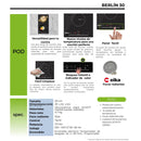 Estufa empotrable eléctrica vitrocerámica Berlin 30.