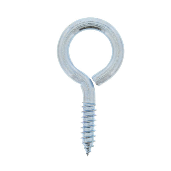 (12 Unidades) Tornillos de ojo #14 de 1-1/16"galvanizados
