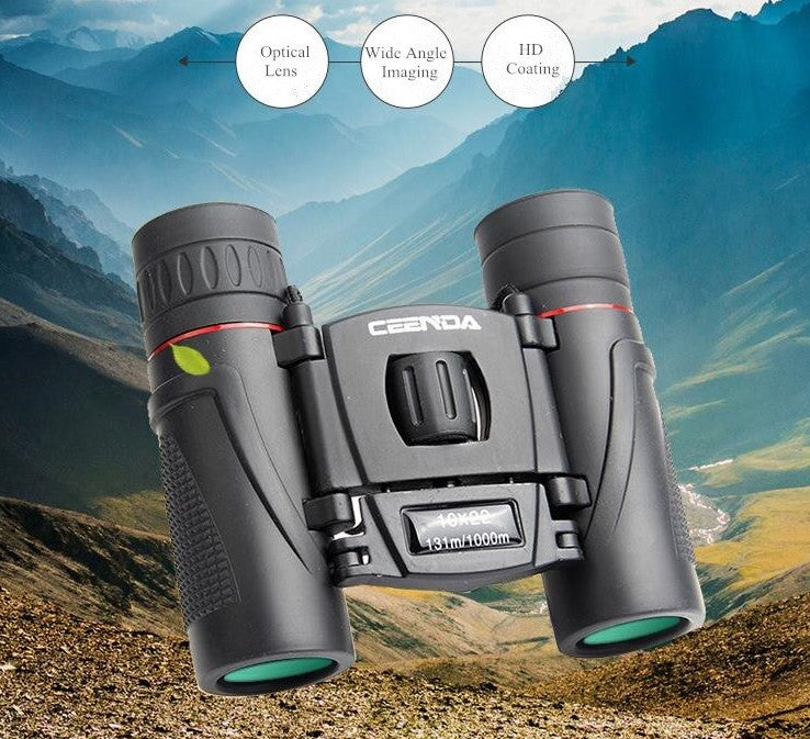 Binoculares zoom 10x22 HD Night vision.