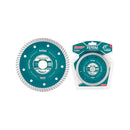 Disco de corte Diamantado Turbo Para ceramica y  Concreto 115(4 1/2")X22mm