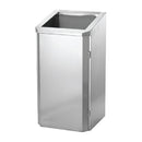 Tinaco de basura Inoxidable: 400x400x800H mm. papelera basurero