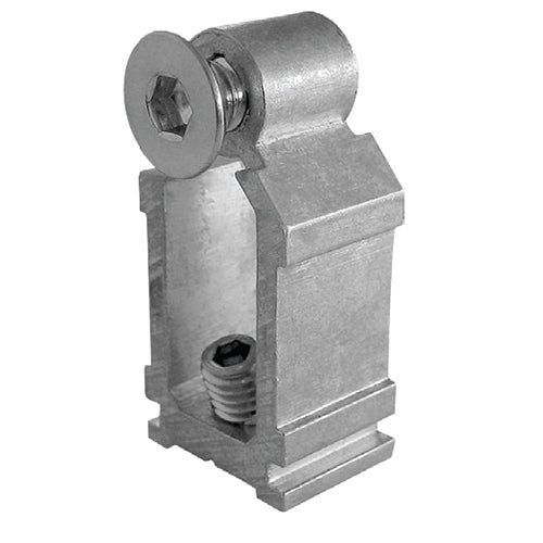 Escuadra de union de travesaño de marco de Puerta. Aluminio Extruido. Requiere mecanizado.