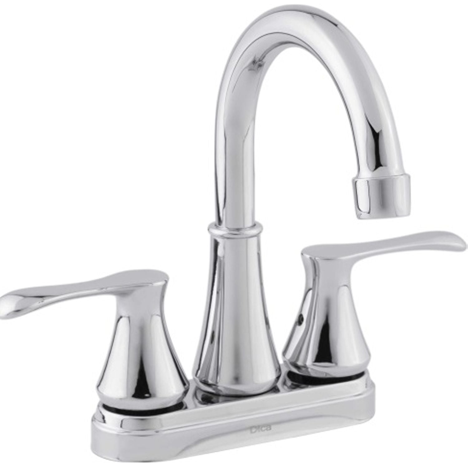 Llave mezcladora ecológica de 4" para lavamanos tipo bar con cubierta y manerales