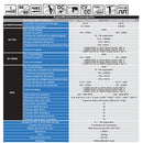 Maquina de soldar MIG/TIG HF/Stick/sinergica/pulsada MTS250P HF 110/220V