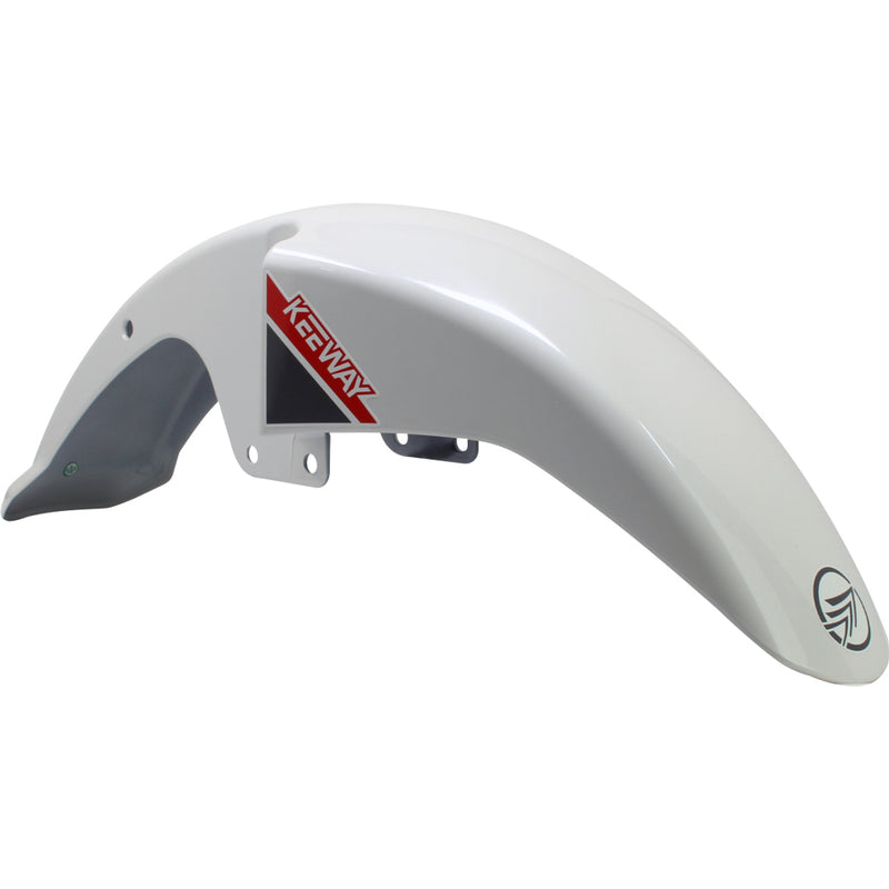 Guardabarrros delantero blanco con calcomanias (RKG150)