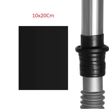 Parche, Cinta aislante para reparacion de fugas, impermeable, alto rendimiento.10*20cm - Negro