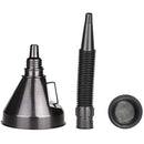 Embudo para motos y carros con filtro de malla para combustibles y aceites