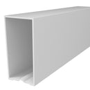 Vertical Muro Cortina Perfil Oculto. Espesor 2.2 mm. Largo 5.85 mts. Acabado Lacado Blanco