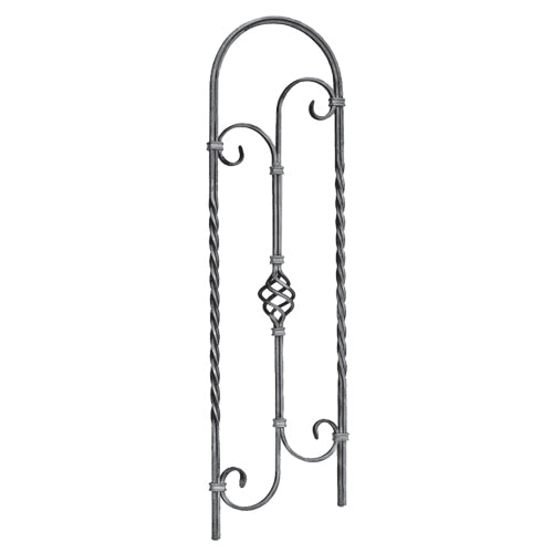 Paneles y verjas de hierro forjado