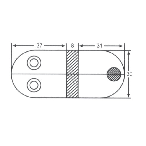 Tope para fijar a Muro