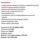 2.4mm(3/32")Tungsteno E3 purpura (no radioactivo)(Caja 10 pcs)