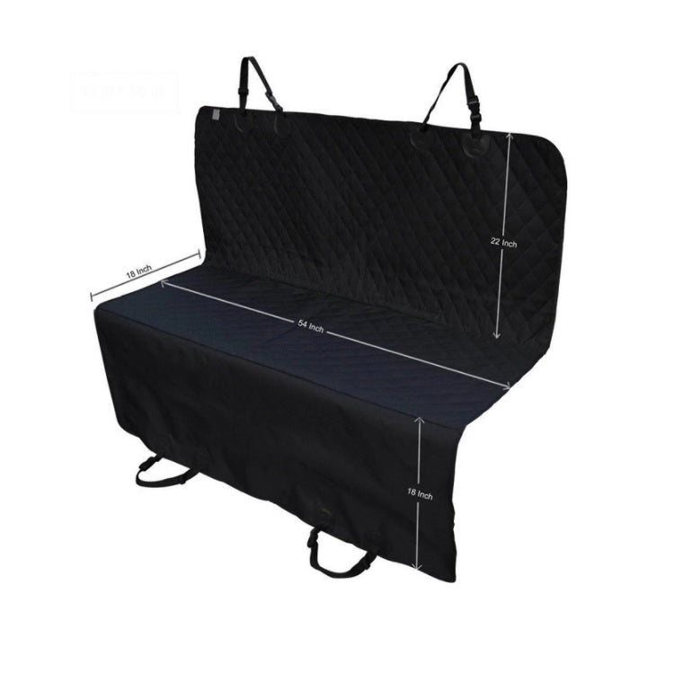 Cobertor de auto para mascotas. Color Negro. Tamaño 137x45.7x56cm