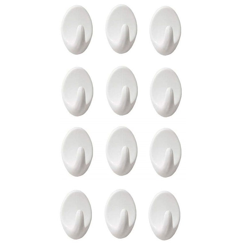 (12 unidades) Ganchos autoadhesivos para colgar